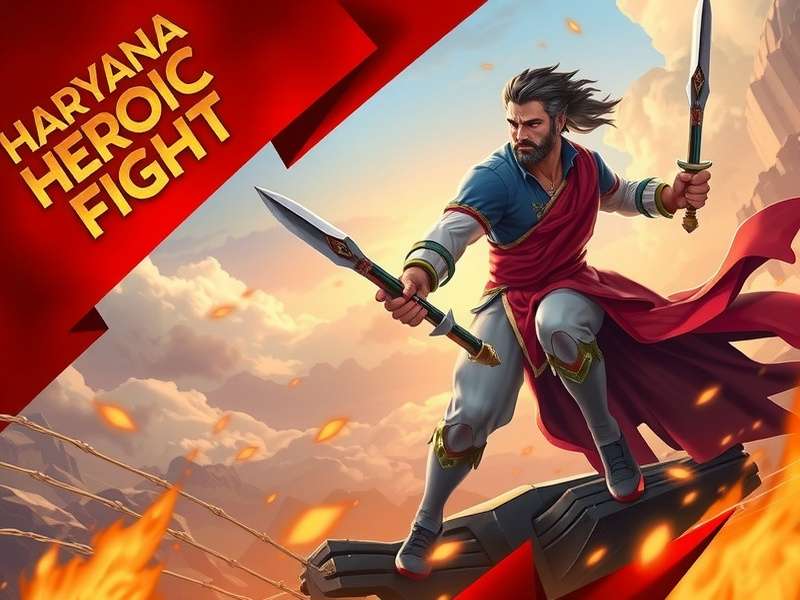 Haryana Heroic Fight Game Banner